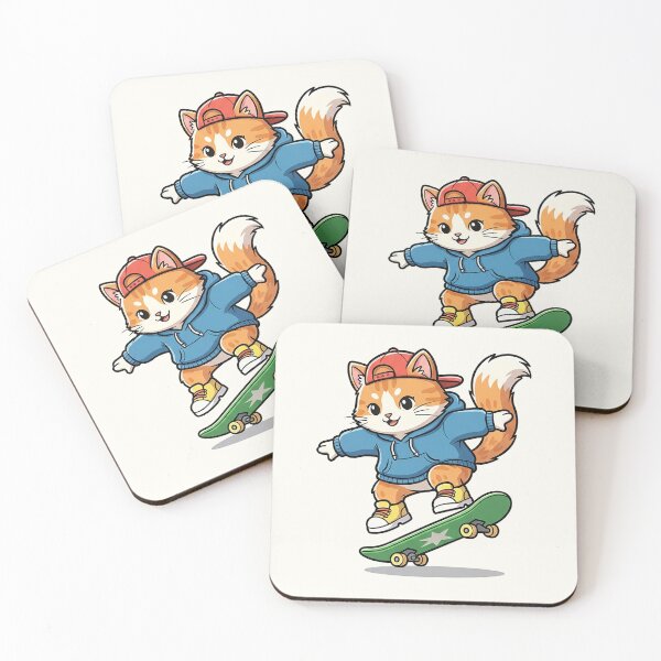Item preview, Skater Cat Vibes designed and sold by HoopeStylee.