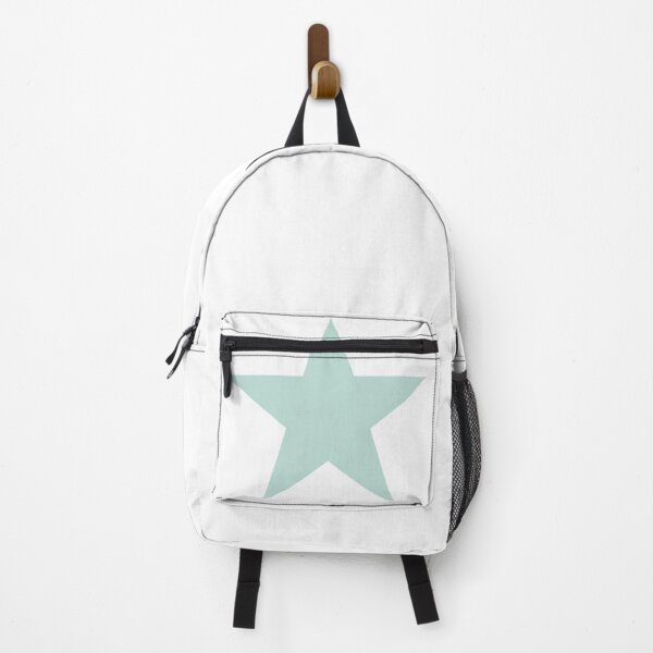 Item preview, Single MINT GREEN STAR on a WHITE Background designed and sold by RachelMacht.