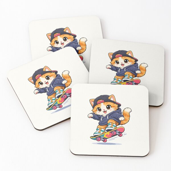 Item preview, Cool Skateboard Cat designed and sold by HoopeStylee.