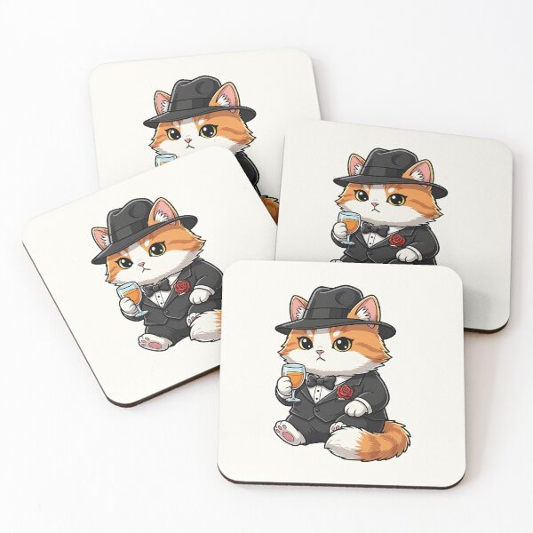 Item preview, Gangster Cat Boss designed and sold by HoopeStylee.