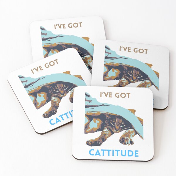 Item preview, I've Got Cattitude designed and sold by dreamincolor.