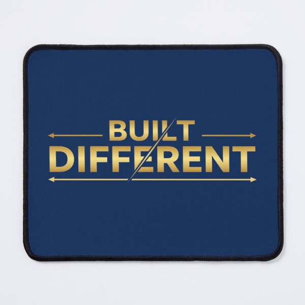 Item preview, Built Different Bold Mindset Motivation Quote designed and sold by PrintBreeze.