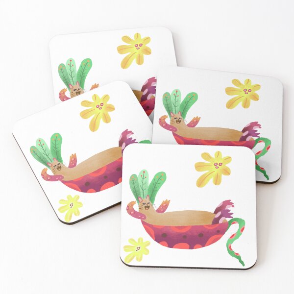 Item preview, Funny  Summer Cat Floating in the Sea designed and sold by FaliushART.