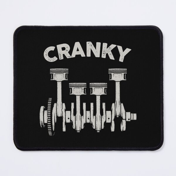 Item preview, Cranky Mechanic Funny Crankshaft Pistons Car Enthusiast Gift designed and sold by 365CarMods Official.