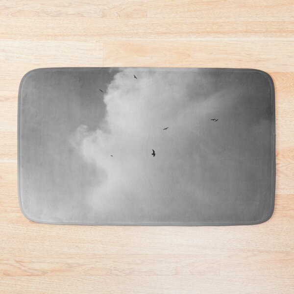 Item preview, Seagulls Flying Against Dramatic Sky, Black and White designed and sold by PAPER MOON art & design.