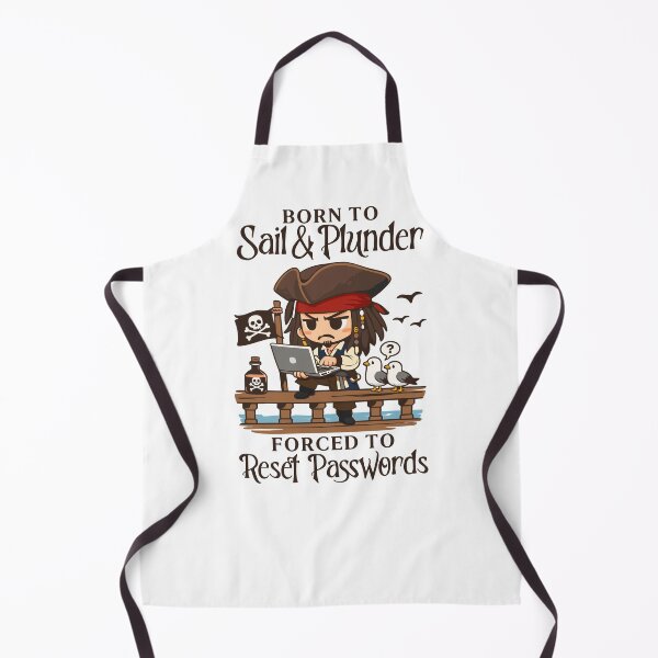 Item preview, Born to be a Pirate forced to Work designed and sold by wolfkin-design.