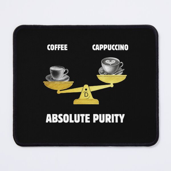Item preview, Italian Espresso Winner - Absolute Purity Coffee Quote Black Version designed and sold by TheItaliandilemma.