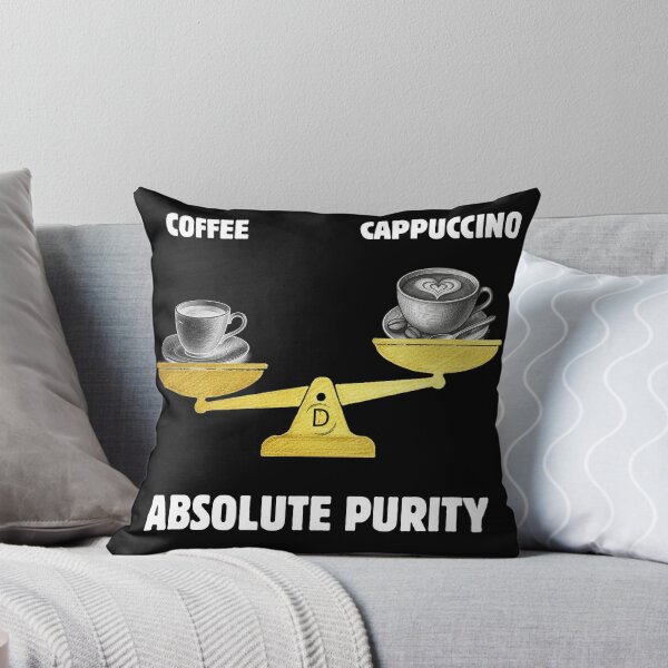 Item preview, Italian Espresso Winner - Absolute Purity Coffee Quote Black Version designed and sold by TheItaliandilemma.