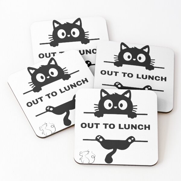Item preview, Out to Lunch Cat and Mouse designed and sold by dreamincolor.