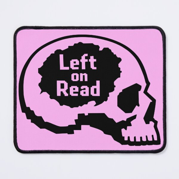Item preview, Left on Read Skull Minimal Design designed and sold by Skulls & Calaveras.
