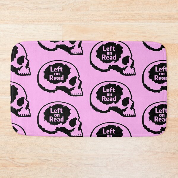 Item preview, Left on Read Skull Minimal Design designed and sold by Skulls & Calaveras.