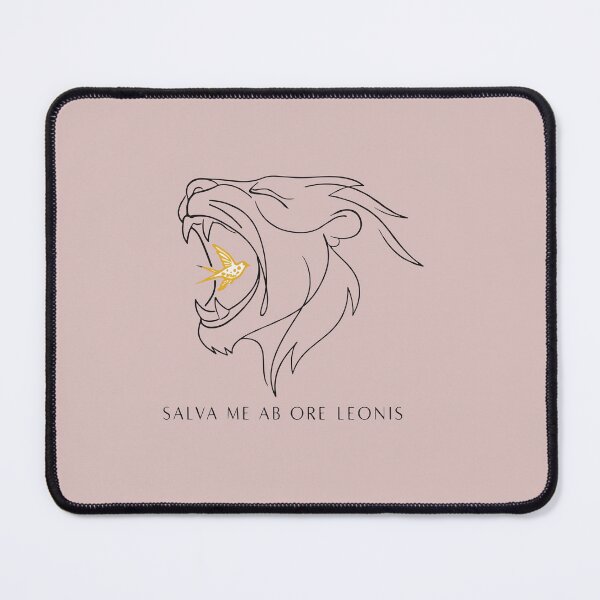Item preview, Salva Me Ab Ore Leonis Lion Line Art designed and sold by Heidelberg89.
