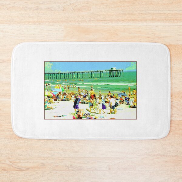 Item preview, Ocean City, New Jersey, 1999, Beach Goers at the Seashore, Digital Illustration designed and sold by AMacGPhilly.