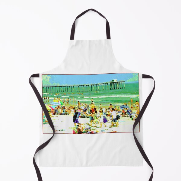 Item preview, Ocean City, New Jersey, 1999, Beach Goers at the Seashore, Digital Illustration designed and sold by AMacGPhilly.