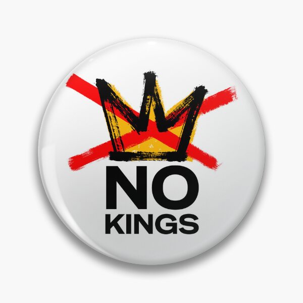 Item preview, No Kings Protest Graffiti Crown designed and sold by vogelnerves.