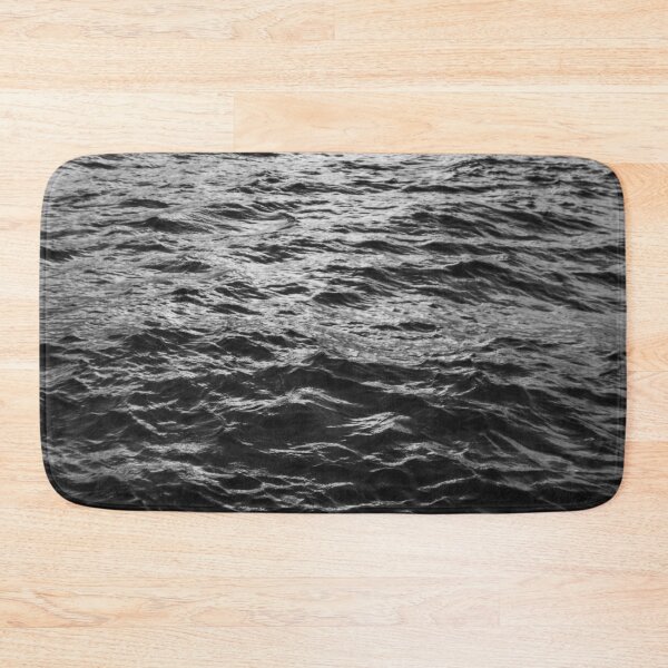 Item preview, Dark Ocean Surface with Light, Black and White designed and sold by PAPER MOON art & design.