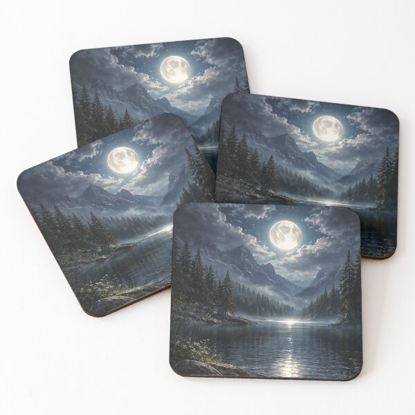 Item preview, Moonlit Alpine Serenity designed and sold by Pixel Junkies Studio.