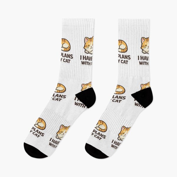Item preview, I Have Plans With My Cat Funny Introvert Cat Design  designed and sold by StyleLap.
