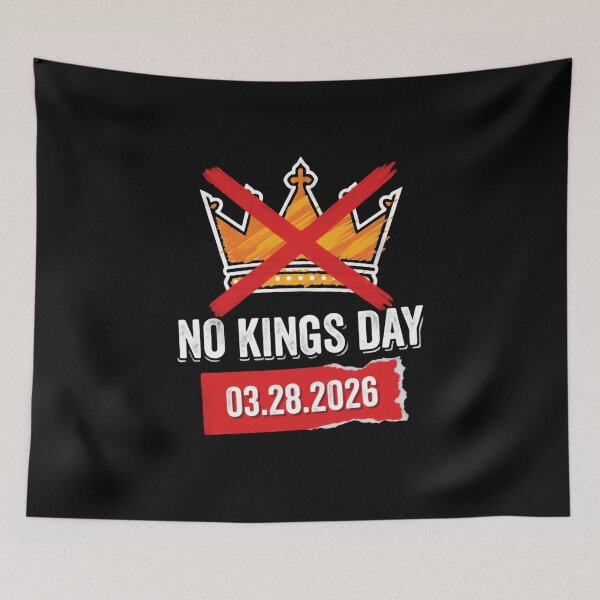 Item preview, No Kings In America Since 1776 Democracy And Freedom Protest designed and sold by SkeletonsDanger.