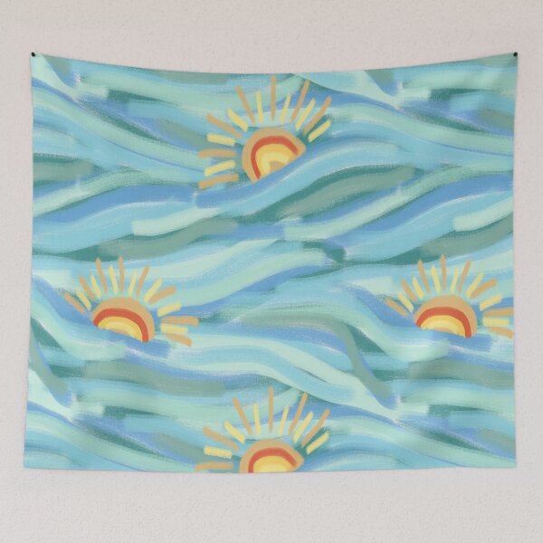 Item preview, Suns in the Waves designed and sold by RepeatCandy.