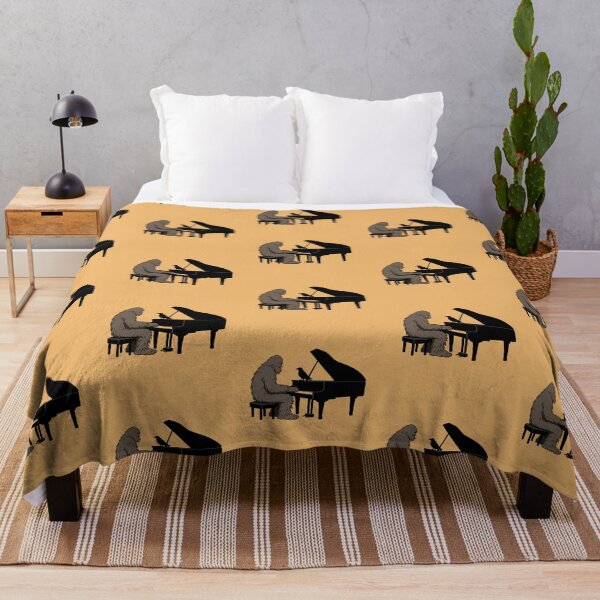 Item preview, Bigfoot Pianist – Whimsical Folklore Design designed and sold by Dogandesighn.