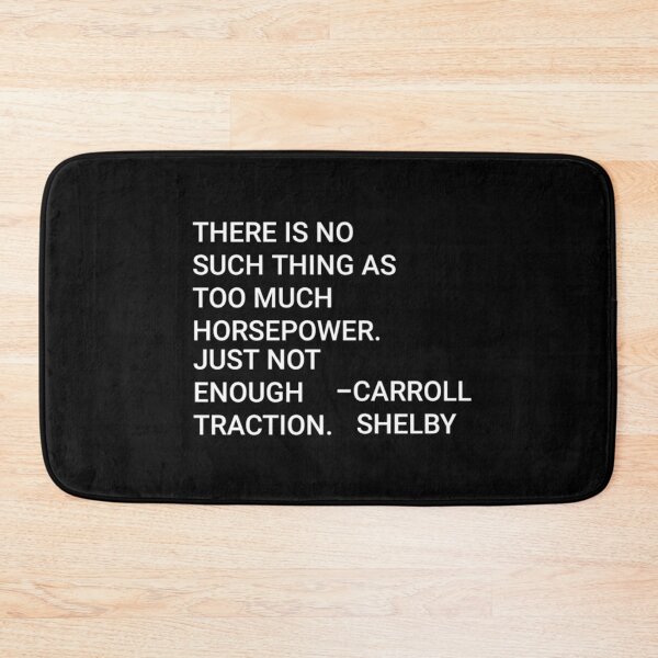 Item preview, Carroll Shelby Quote  designed and sold by Chad's Fresh Art.