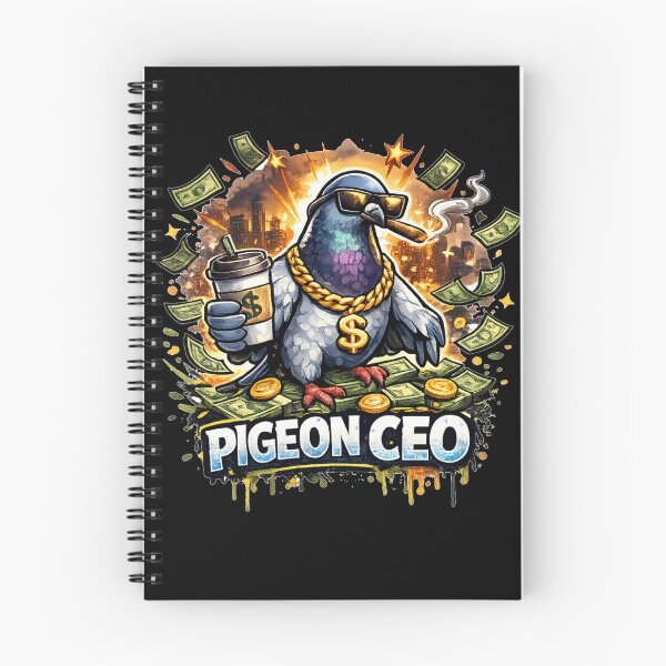 Artikelvorschau, Pigeon CEO Menace Mode Lustige Streetwear-Grafik entworfen und verkauft von HubCreates.