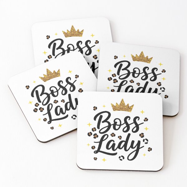 Item preview, Boss Lady Leopard Print - Modern Queen Typography Design designed and sold by kseniiamys.