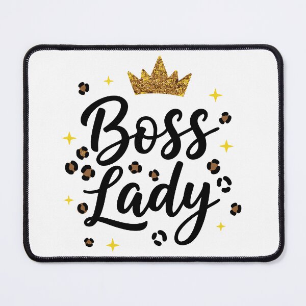 Item preview, Boss Lady Leopard Print - Modern Queen Typography Design designed and sold by kseniiamys.