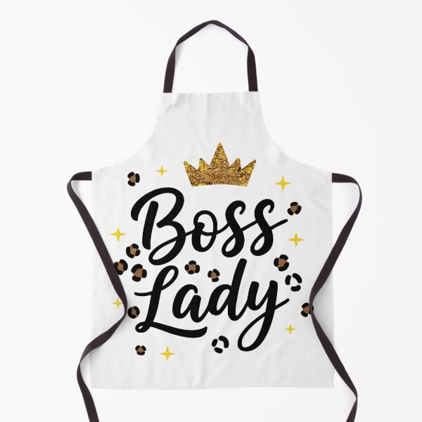 Item preview, Boss Lady Leopard Print - Modern Queen Typography Design designed and sold by kseniiamys.