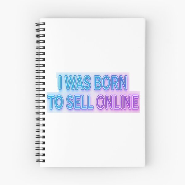 Item preview, sell website I WAS BORN TO SELL ONLINE designed and sold by Uglyandcute.