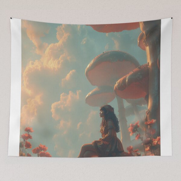 Item preview, Dreamer in the Scarlet Canopy designed and sold by oanaunciuleanu.