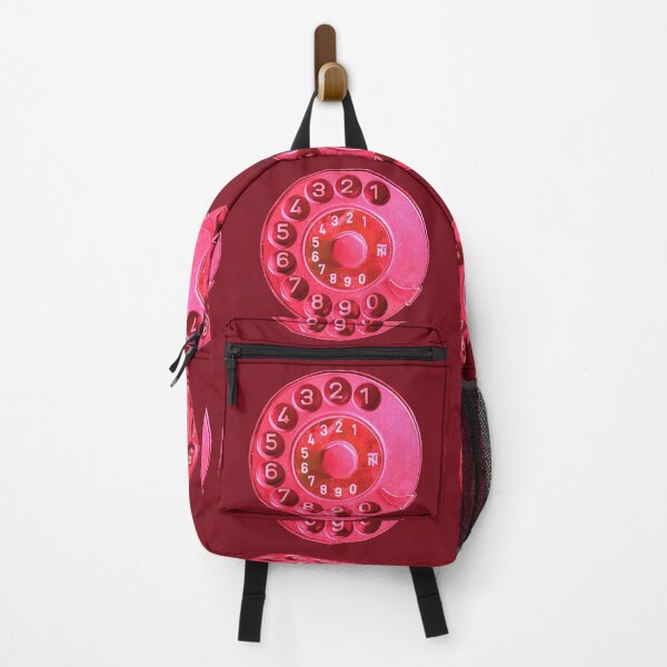Item preview, Retro phone dial, pink vintage rotary telephone designed and sold by suekieper.