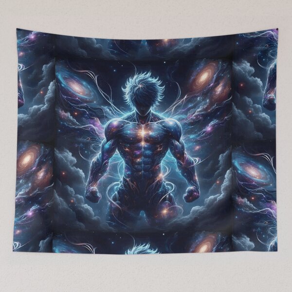 Item preview, Cosmic Awakening - Galactic Anime Warrior designed and sold by MouradStudio.