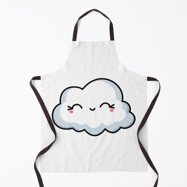 Item preview, Cute Smiling Cloud Sticker | Kawaii Happy Cloud Cartoon designed and sold by randomblink.