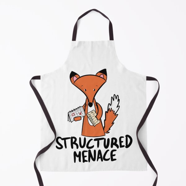 Item preview, Structured Menace Funny Organized Fox designed and sold by DesignFreakArt.