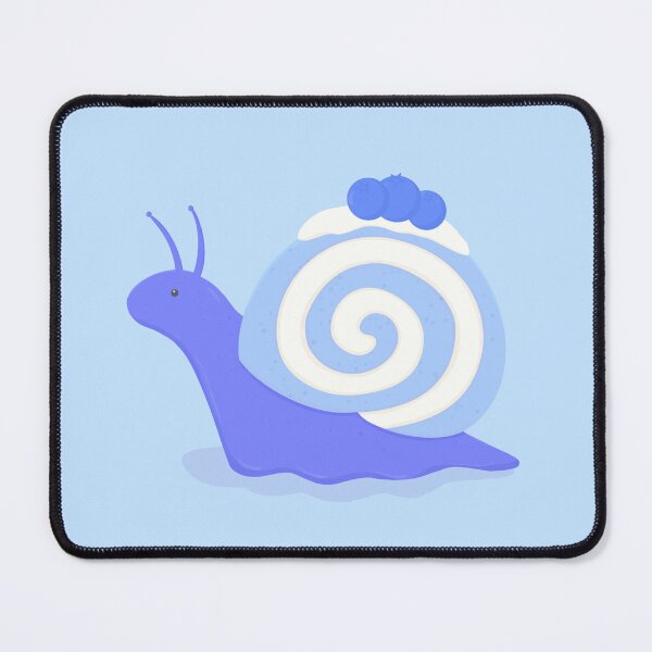 Item preview, Blueberry Cake Roll Snail designed and sold by Meg's Sketchbook.