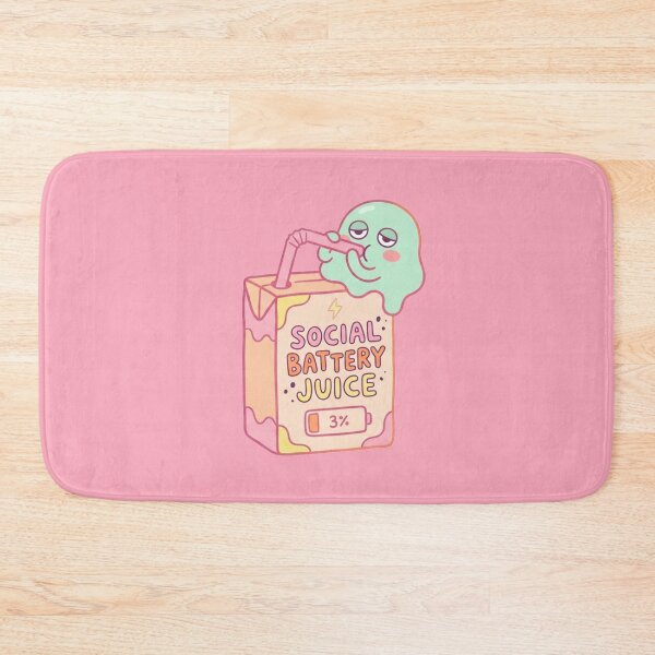 Item preview, Social Battery Juice Low Energy Introvert Funny Design designed and sold by Quiet Mode Studio.