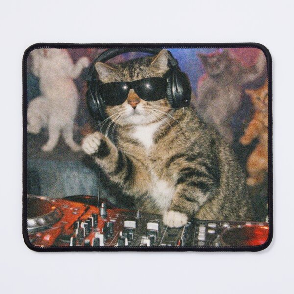 Item preview, Cool DJ Cat,Cool DJ Cat Party Vibes, Funny Music Lover Animal Graphic, Cat Lovers designed and sold by will freed18.