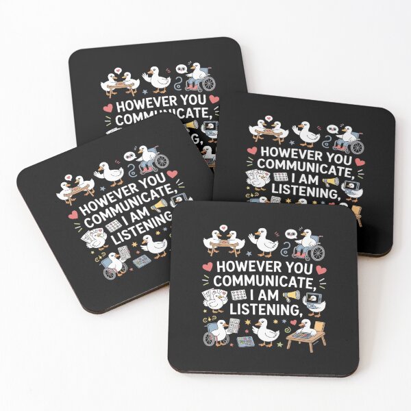 Item preview, However You Communication I'm Listening AAC SLP Silly Goose designed and sold by ZACK ART.