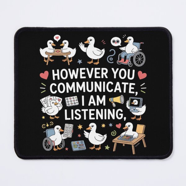 Item preview, However You Communication I'm Listening AAC SLP Silly Goose designed and sold by ZACK ART.