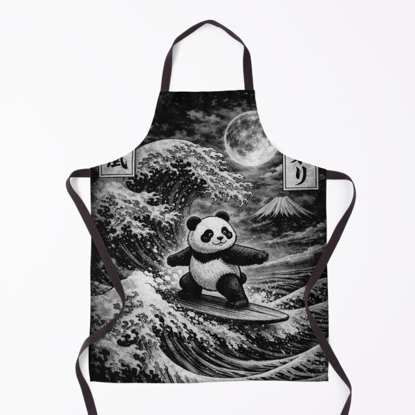 Item preview, Japan Surfing Panda Kawaii Anime Great Wave designed and sold by will freed18.