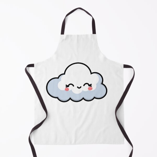 Item preview, Cute Minimal Cloud Sticker | Soft Kawaii Smiling Cloud designed and sold by randomblink.