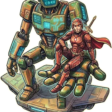 Artwork thumbnail, Brave Knight by PP&RAINBOW SHOP