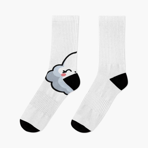 Item preview, Adorable Kawaii Cloud Character | Cute Smiling Cloud Sticker designed and sold by randomblink.