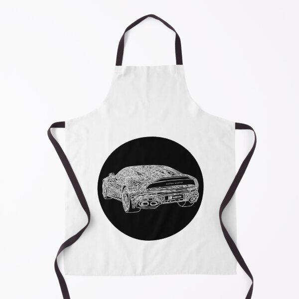 Item preview, Rear of 2023 Aston Martin Vanquish White Lineart designed and sold by Ekeeca.