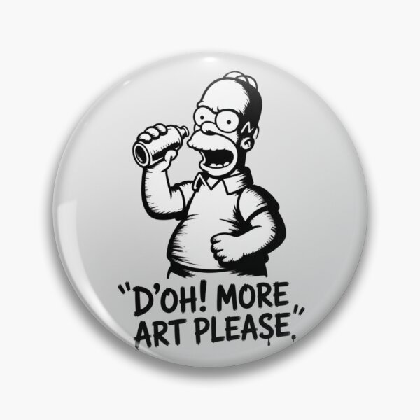 Item preview, Homer Simpson - ¡D'oh! Más arte, por favor designed and sold by 123ks.