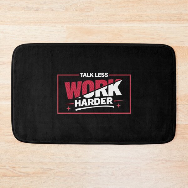 Item preview, Talk Less – Work Harder Typography designed and sold by Dogandesighn.