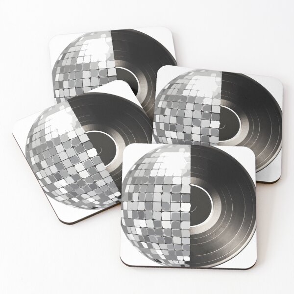 Item preview, Disco Ball Vinyl Record Retro Music DJ Party Design designed and sold by RaropoH.