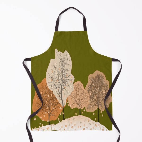 Item preview, Neutral Autumn Trees – Minimal Nature Illustration with Transparent Background designed and sold by busurman.